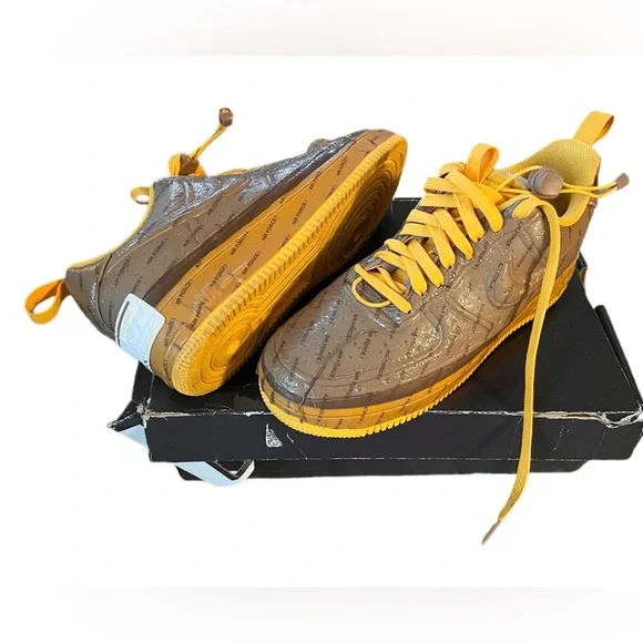 2021 Nike Air Force 1 Low Experimental
'Parcel Service' Sneakers Archaeo Brown - Picture 4 of 8